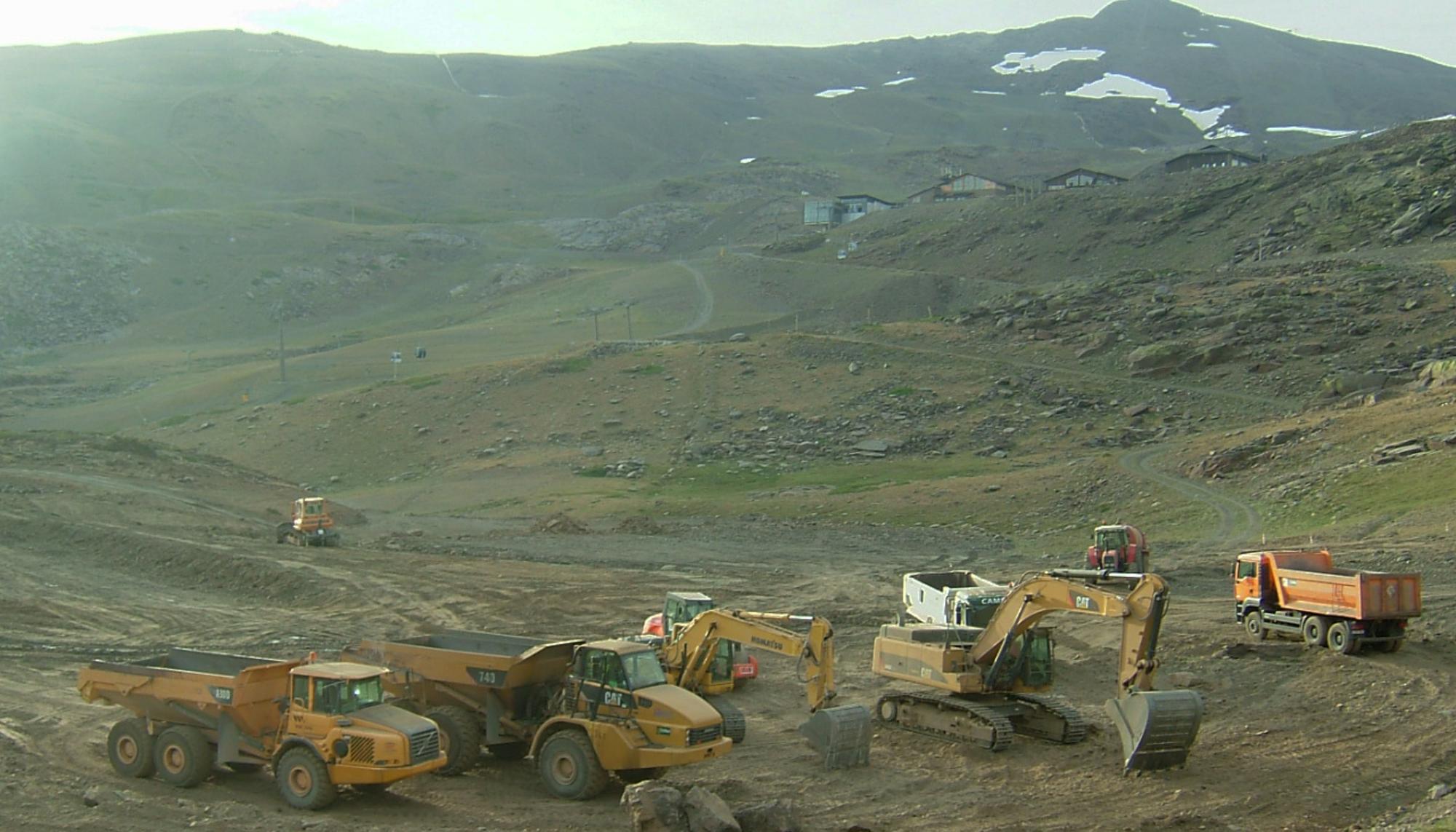Obras en Sierra Nevada